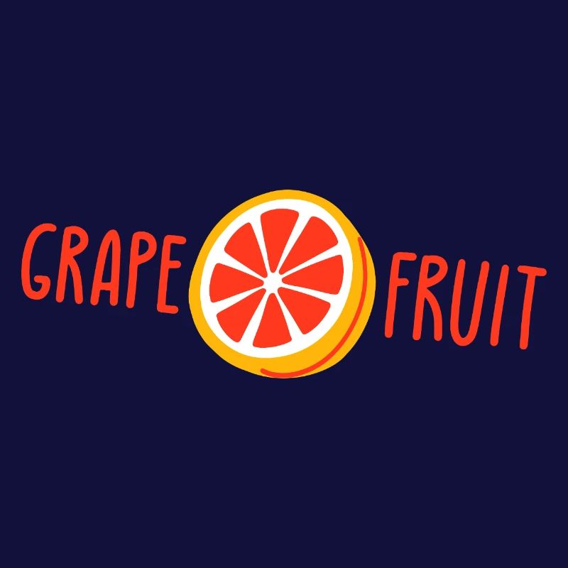 Grapefruit Citrus Slice unny Citrus Pun Design
