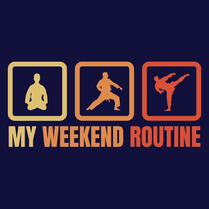 Routine du week-end de karateka