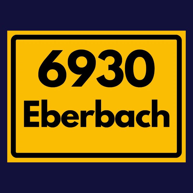 OLD POSTCODE POSTCODE RETRO 6930 EBERBACH HEIMAT