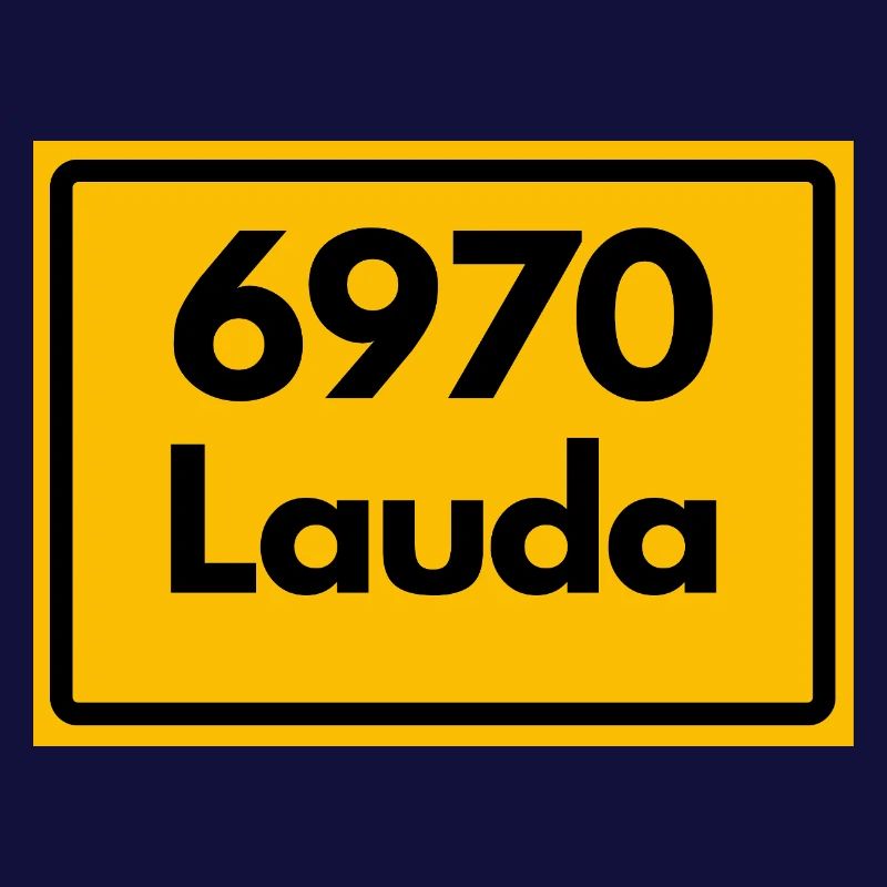 ANCIEN CODE POSTAL RETRO 6970 LAUDA HEIMATSTOLZ