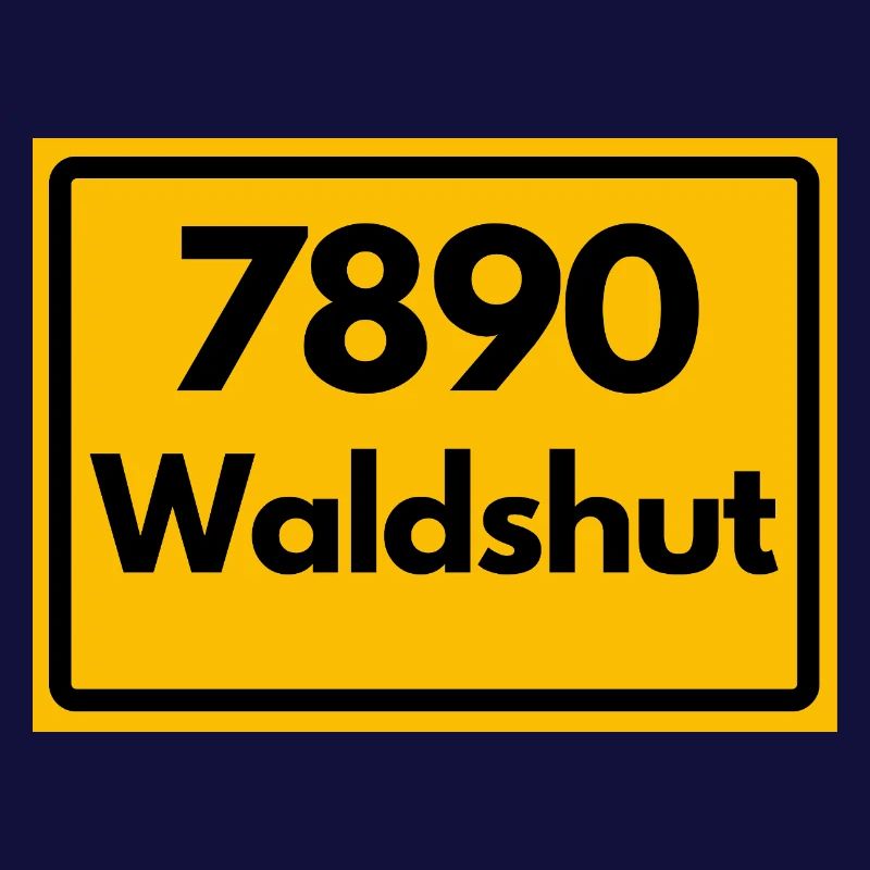 OLD POSTCODE POSTCODE RETRO 7890 WALDSHUT HEIMAT