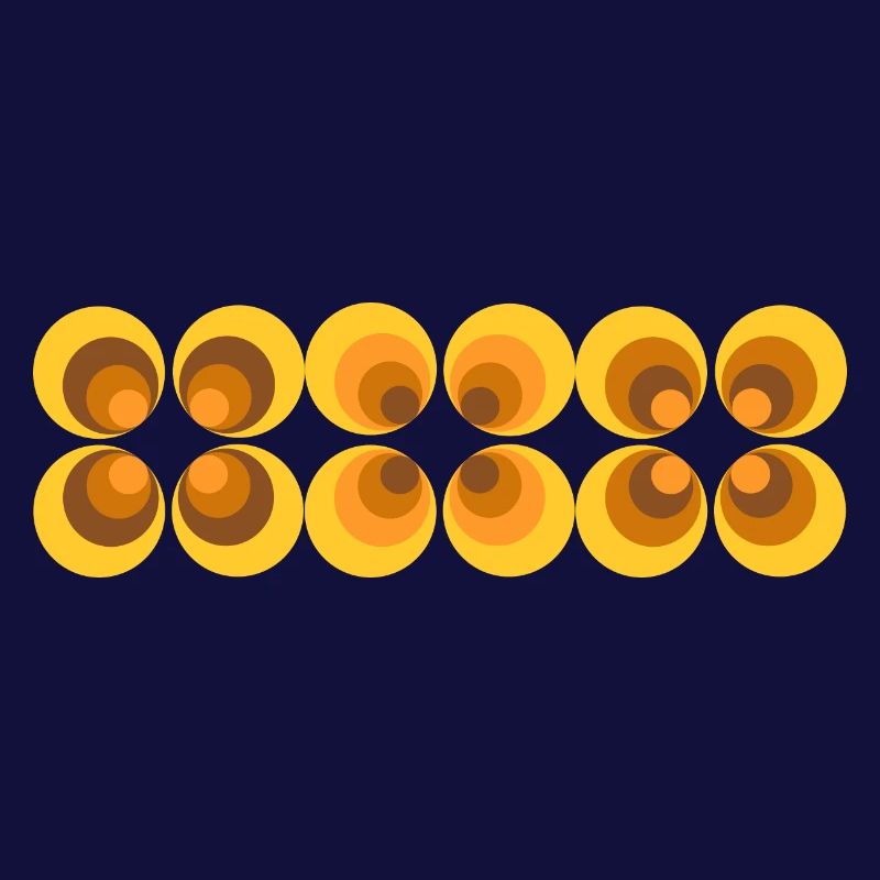 70s Flower Pattern Retro