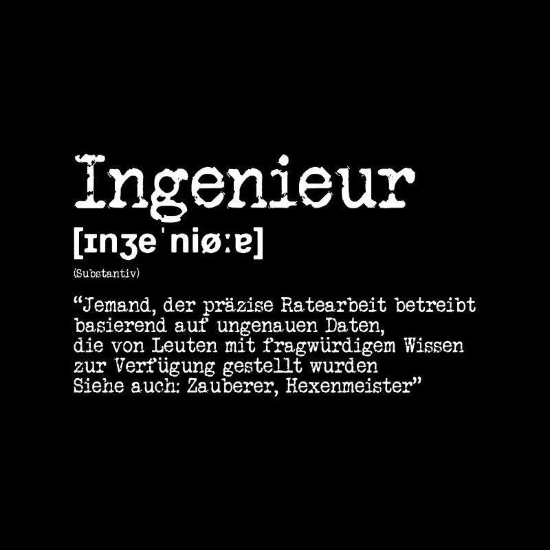 Engineer Meaning Duden Gift