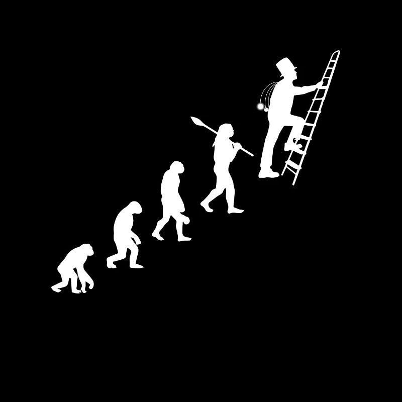 Schornsteinfeger Glück Evolution Geschenk