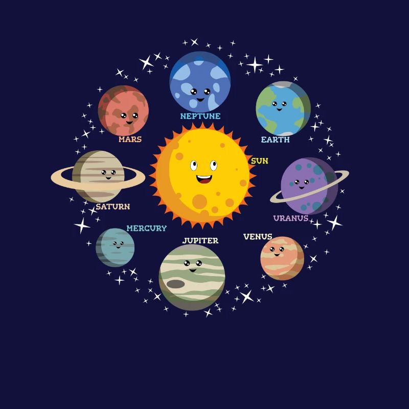 Solar System Planets - Galaxy Spaceman Gift