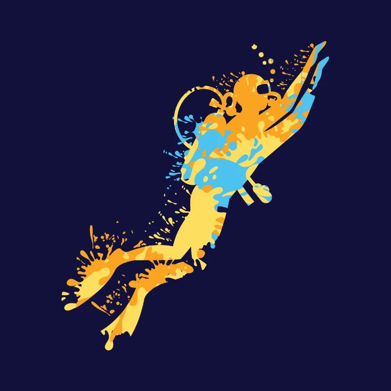 Diver Dive Splash