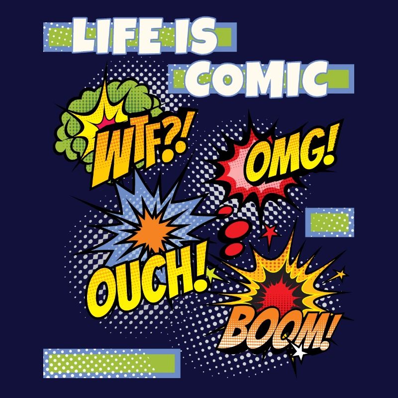 Comic, comic strips, funny saying comic style