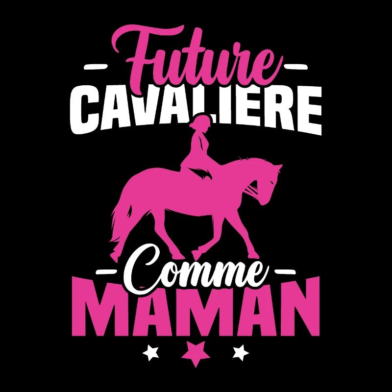 Future cavalière comme maman