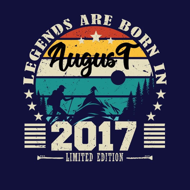 August 2017. Geburtstagsgeschenk August 2017. August