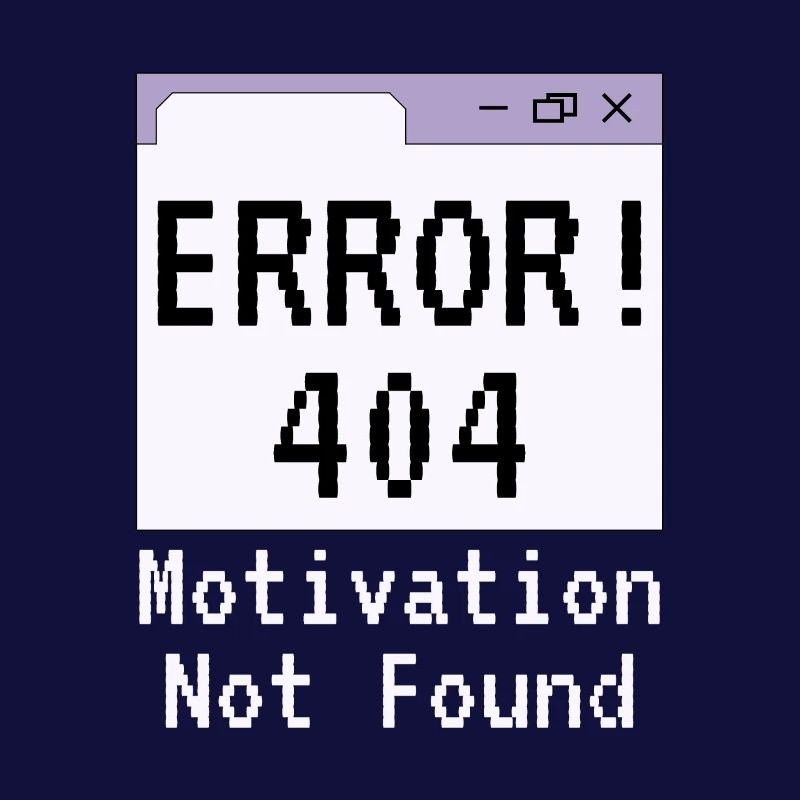 404-html error, Saying No Motivation