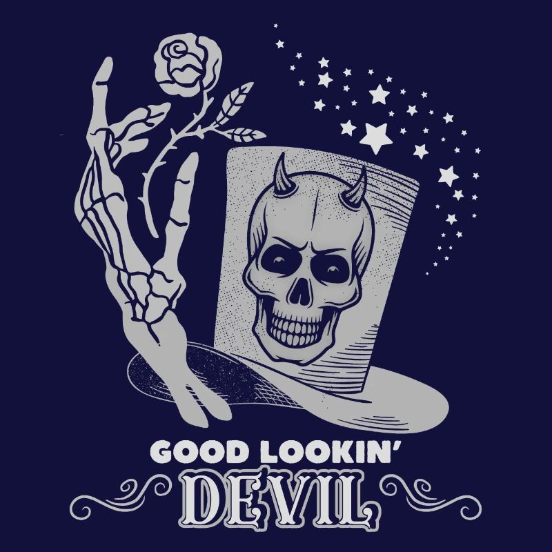 Devil Devil, Satan disant squelette main avec Rose