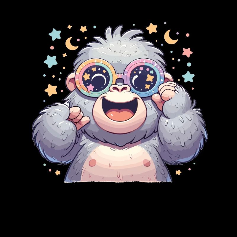 Gorilla with sunglasses