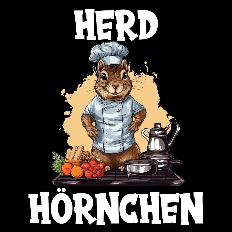 Erdhörnchen kochen Koch Kochmütze Herdhörnchen