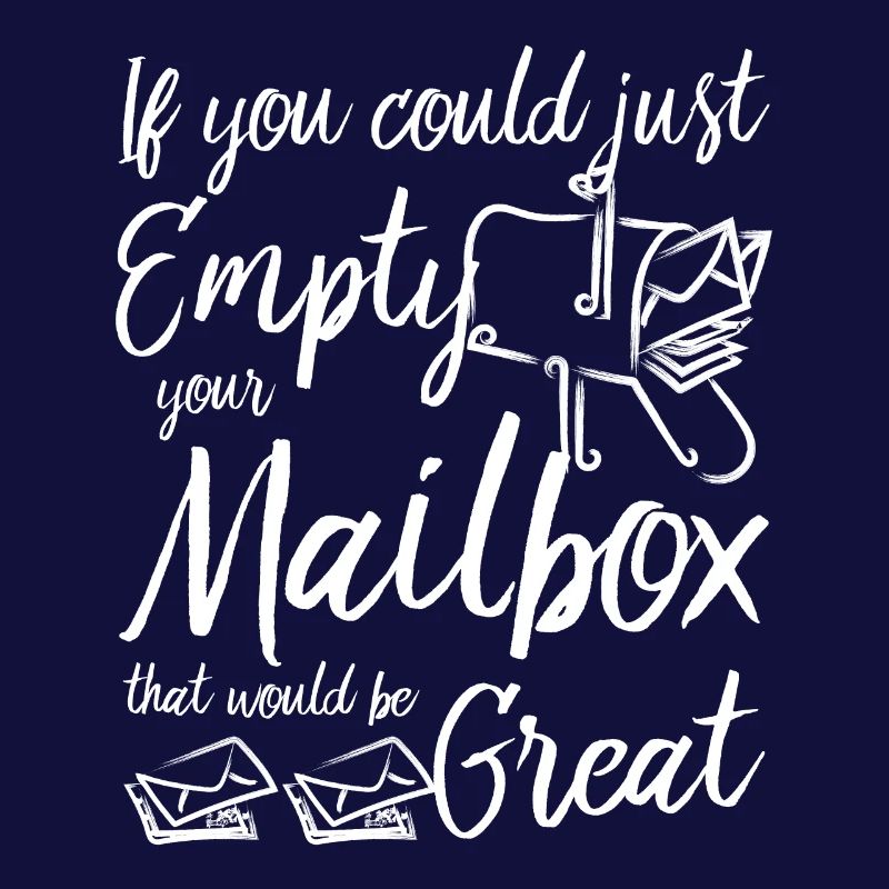 If You Could Just Empty Your Mailbox Postal Worker