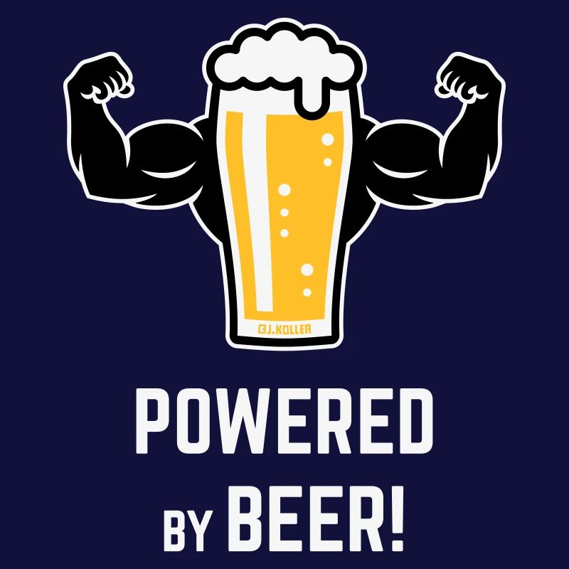 Propulsé par la bière ! (Bière / Muscles / L / 3C)