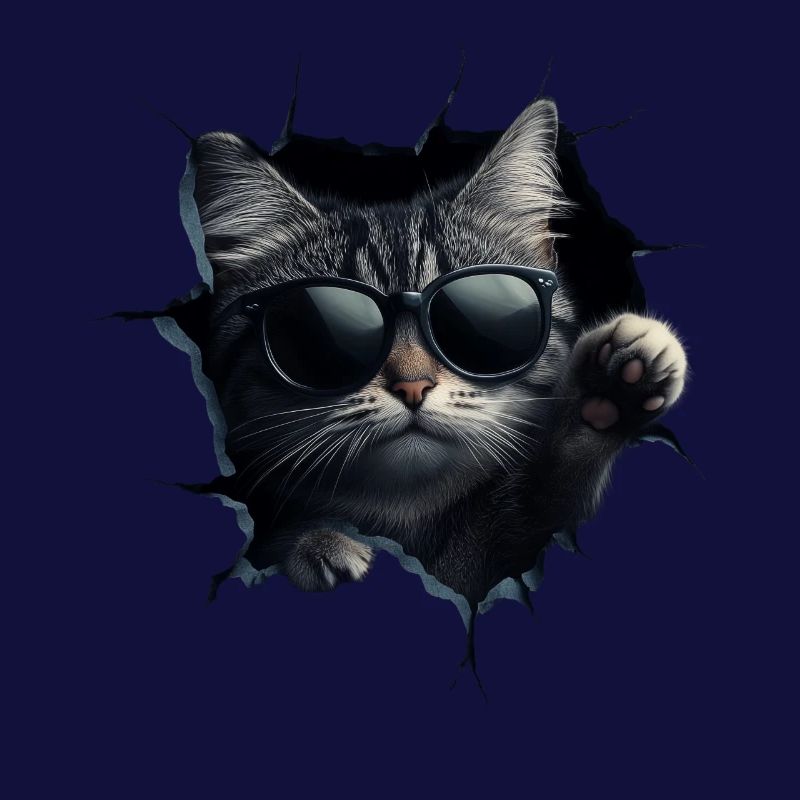 Drôle de chats Propriétaire de chat Chat mignon Chat de compagnie