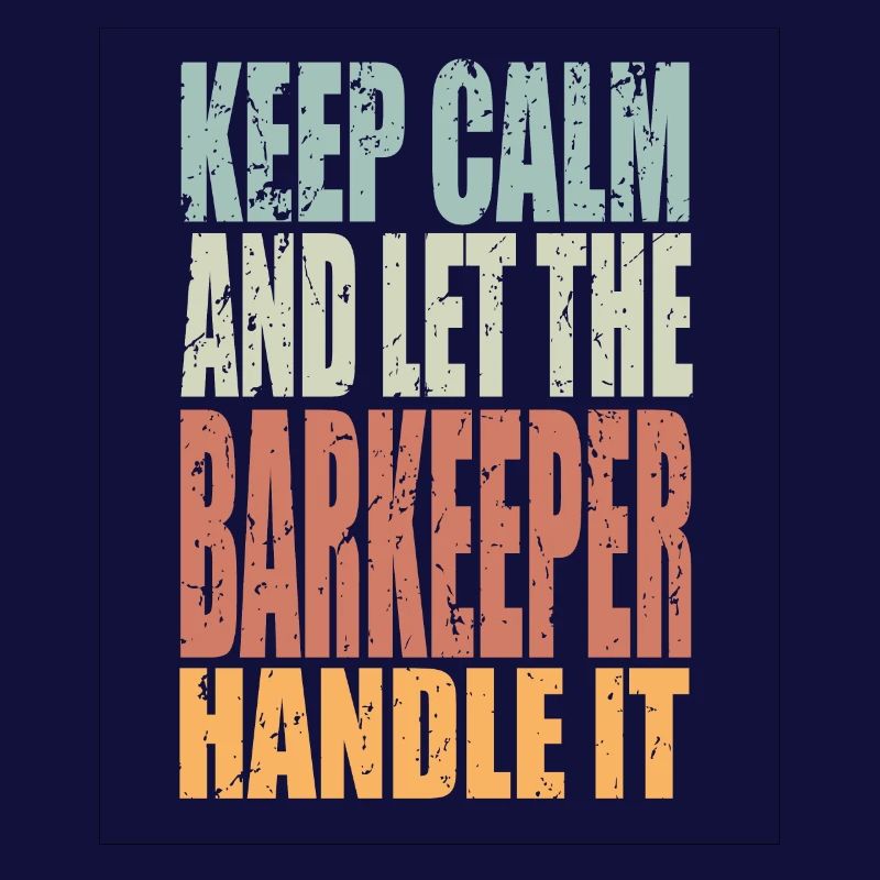 Keep Calm Bartender Saying Bartender Gift