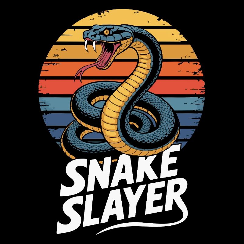 Snake hunter – Retro Schlange Design
