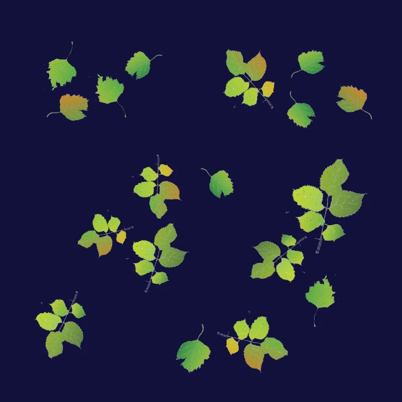 Spring Leaves Pattern