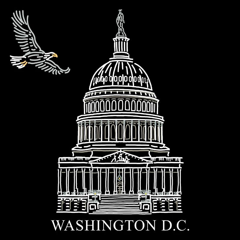 Washington D.C., Structure du Capitole, Pygargue à tête blanche