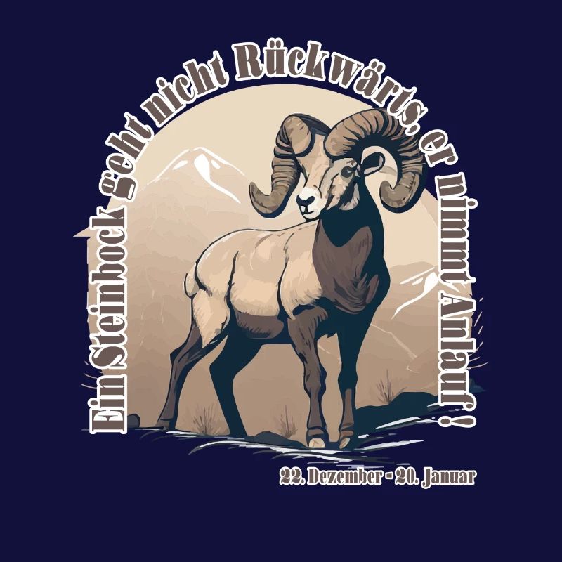 Geburtstag Steinbock Sternzeichen Spruch