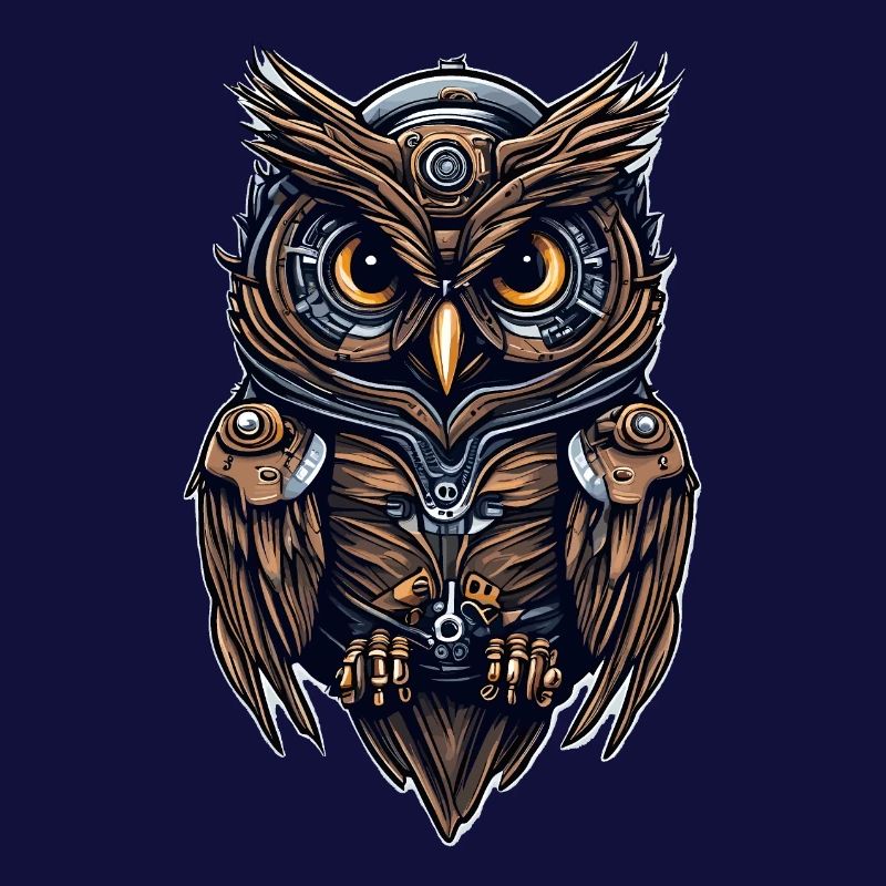 Steampunk Eule