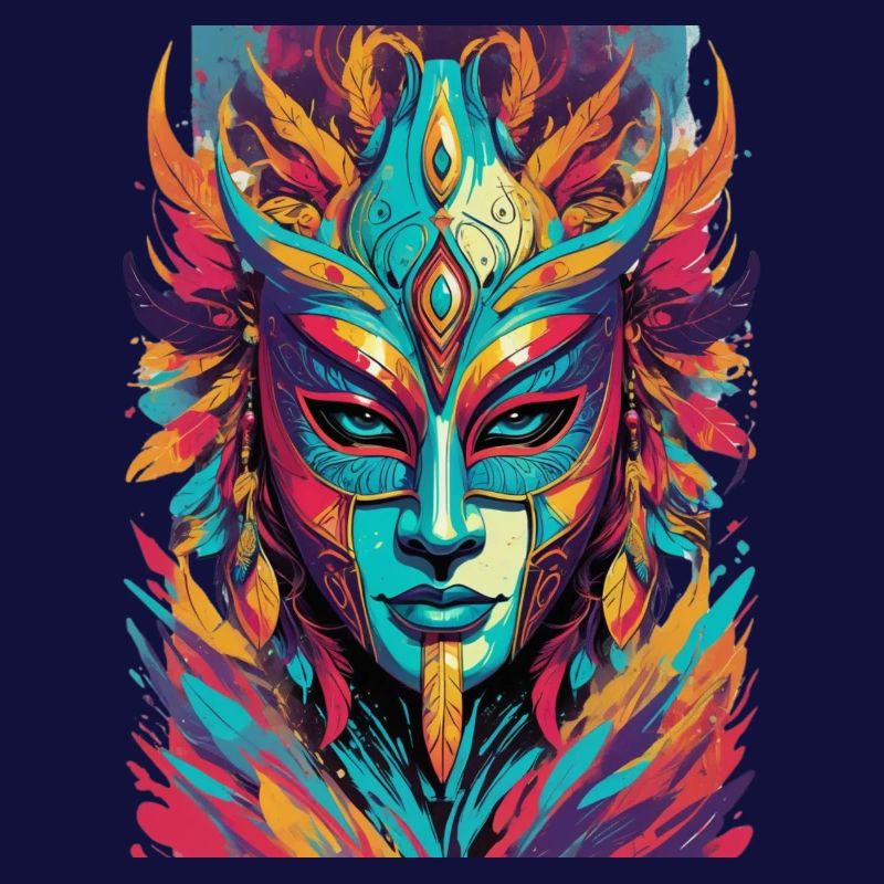 Maske in Comic Style