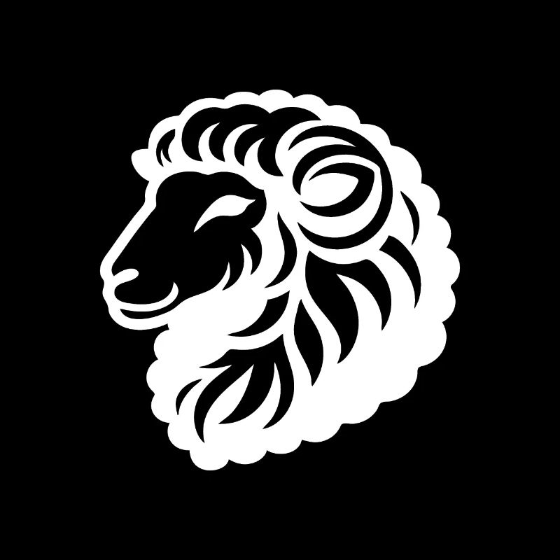 Conception simple de moutons de maison pour l’éventail de moutons