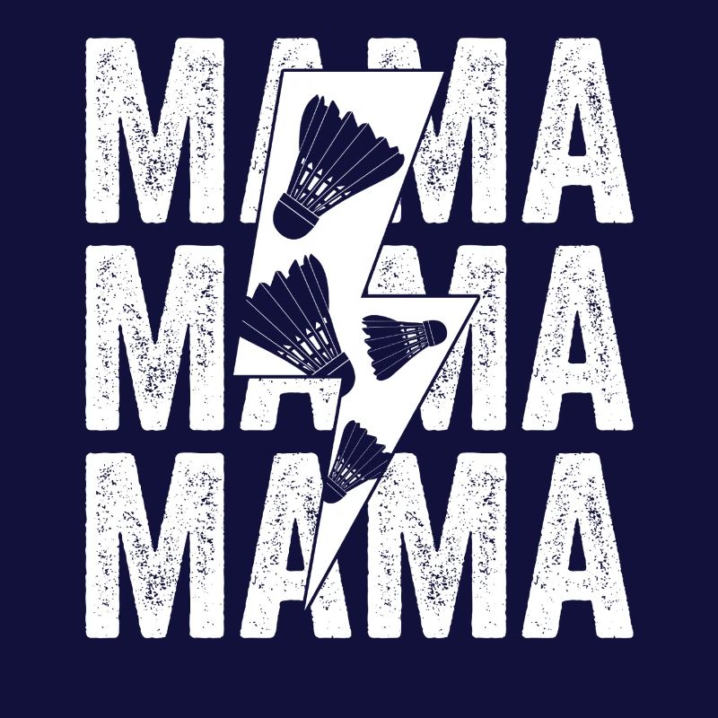 Federball Mama Mutter Badminton