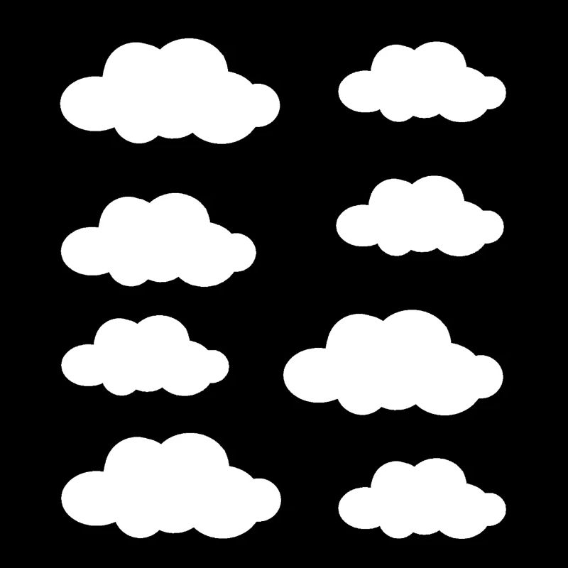 White clouds