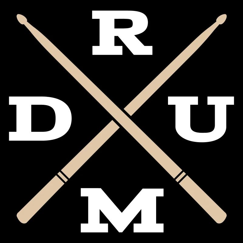 Drum Cross Drummer Drums Changement de couleur