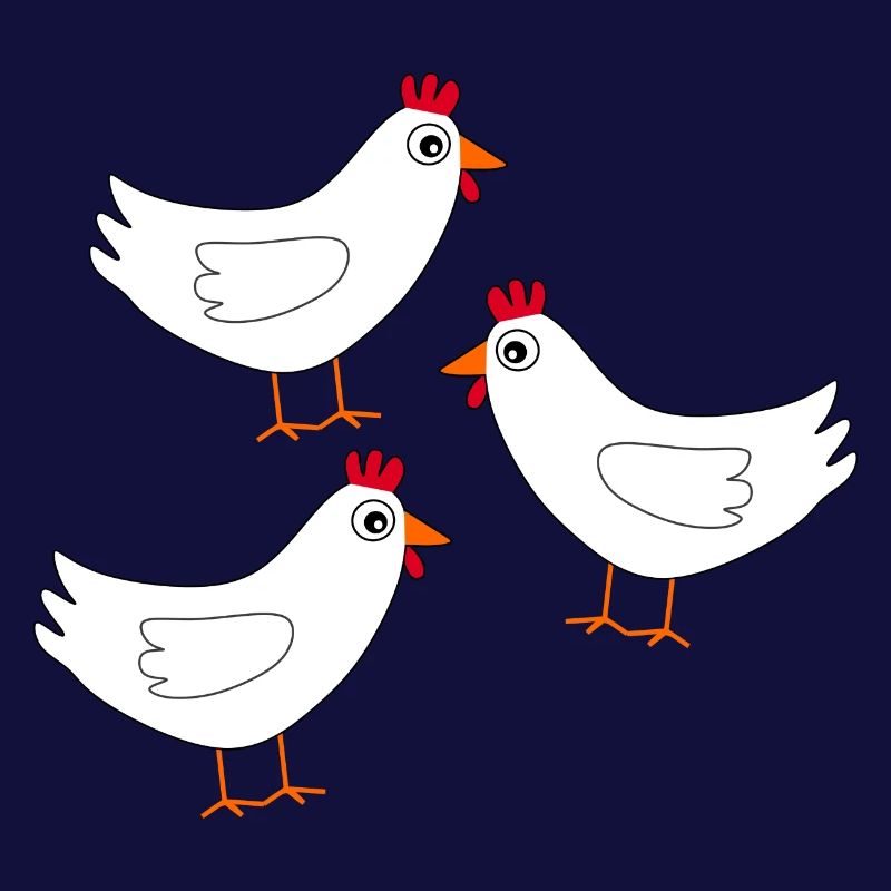 Chicken White White Chickens Hens Easter