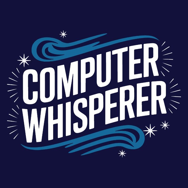 Technischer Support Computerfreak Nerd