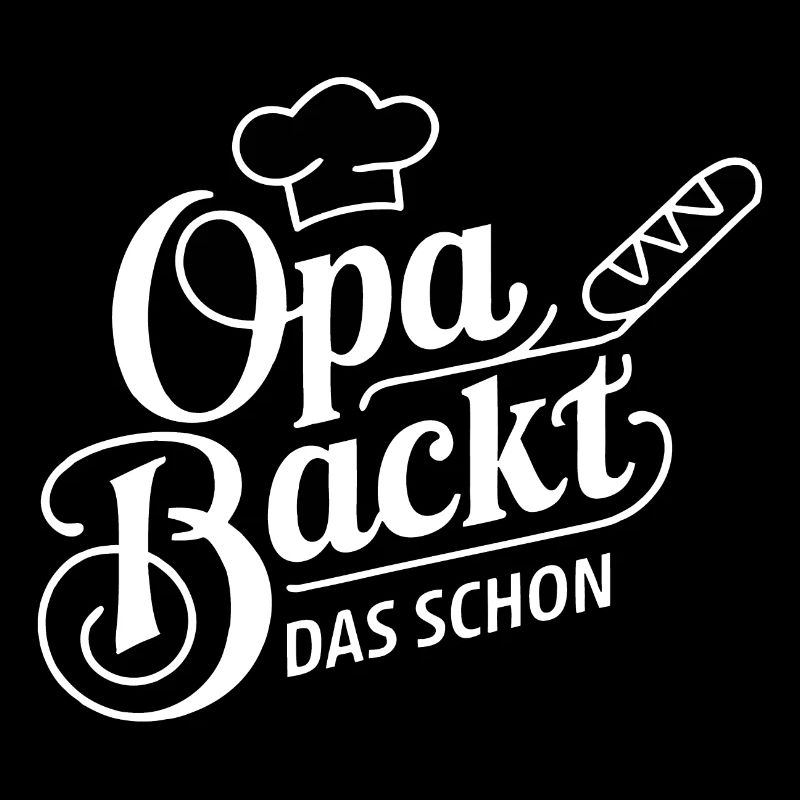 Opa backt das schon - unser backender Opa