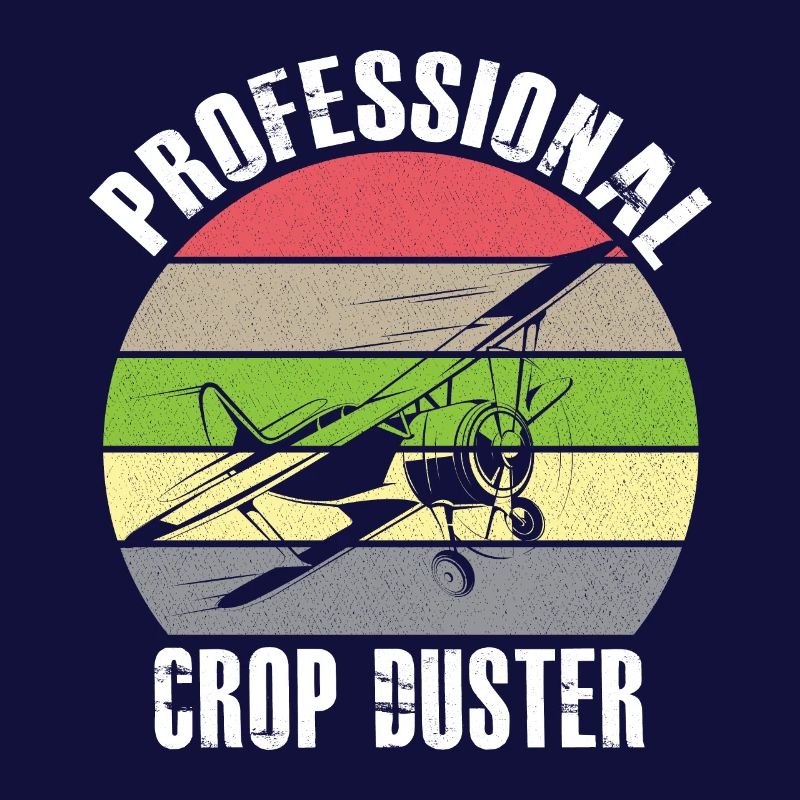Cropdusting in Progress Crop Dusting Duster Plane