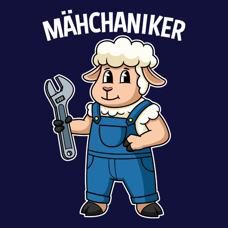 Mechatronics engineer car mechanic technician sheep