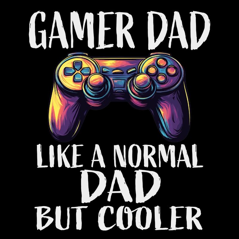 Gamer Dad Cooler Controller Saying
