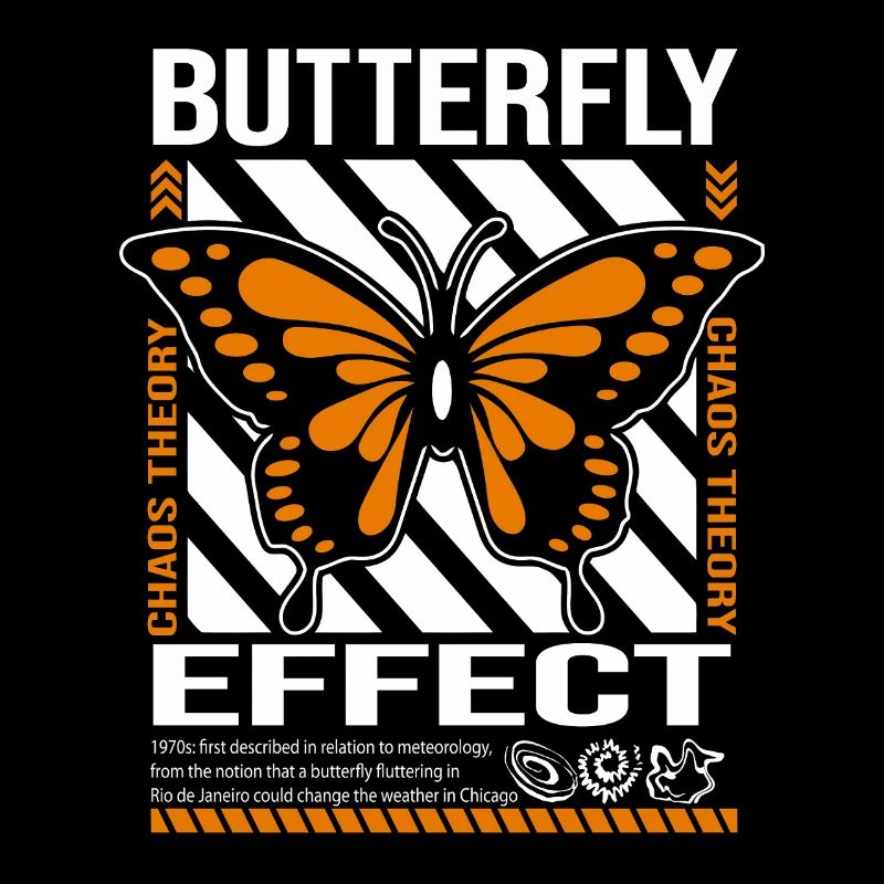 Butterfly Effect Chaos Theory Graphic Tee