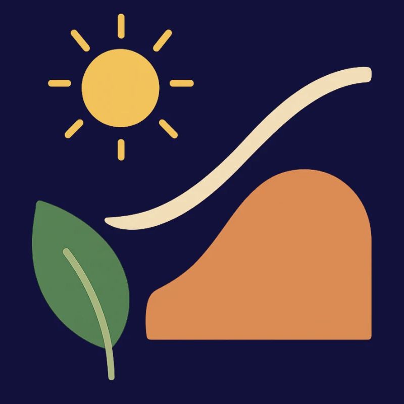 Stylized abstract nature