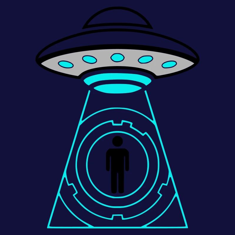 UFO Abduction Beam Me Up Vector