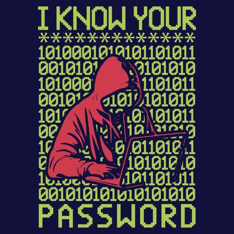 Hacker hackt Programmierer Linux Passwort Hacker