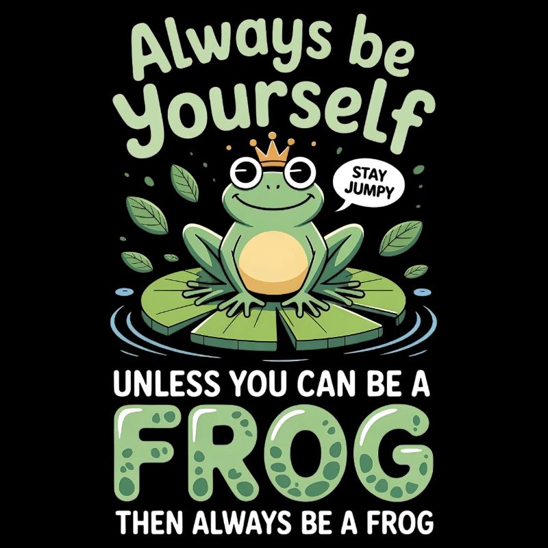 Sei immer du selbst, es sei denn, du kannst ein Frosch sein