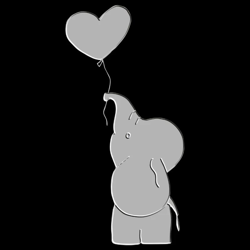 Ballon de secours éléphant
