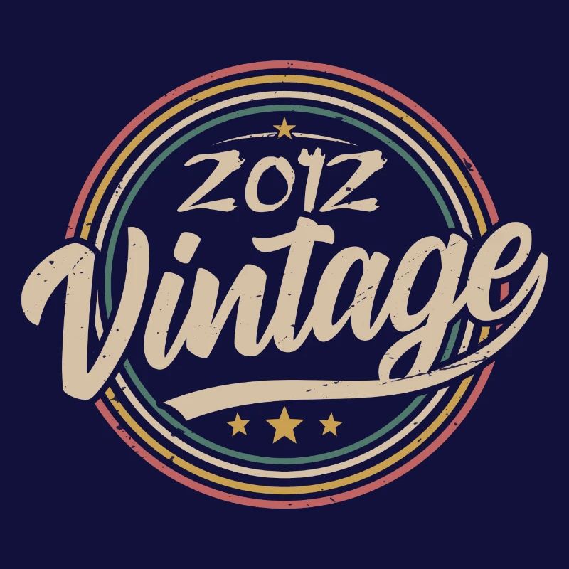 2012 Vintage 2012 Geburtstagsgeschenk - Retro Stil 2012