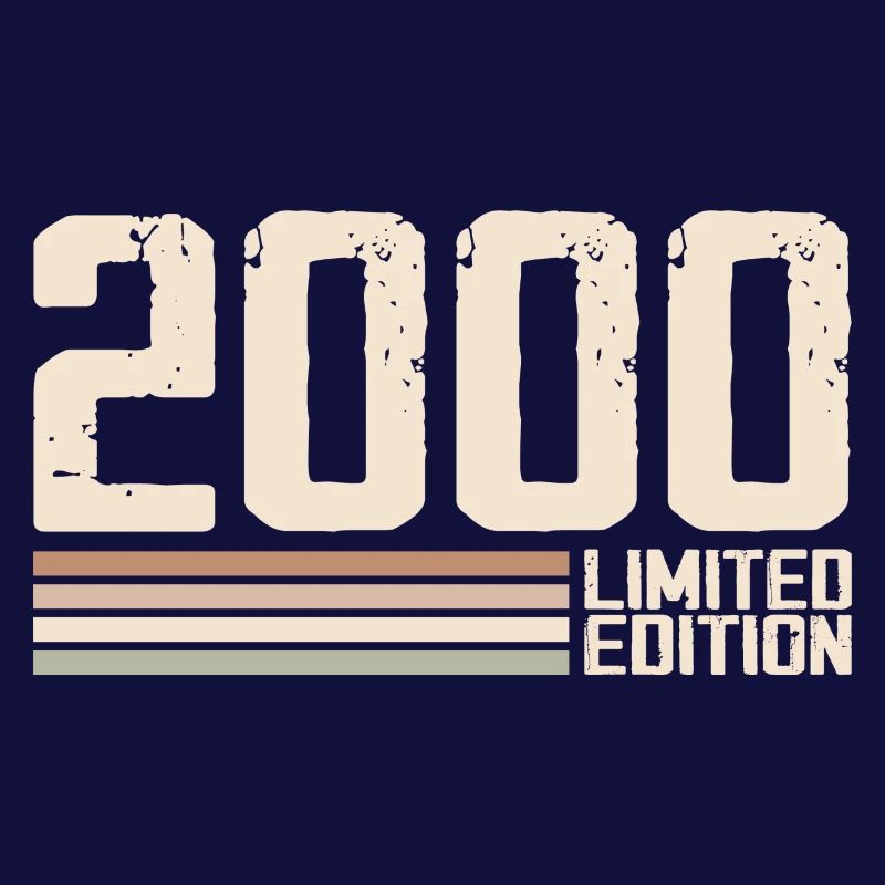 2000 Millésime 2000 Anniversaire 2000 Rétro 2000