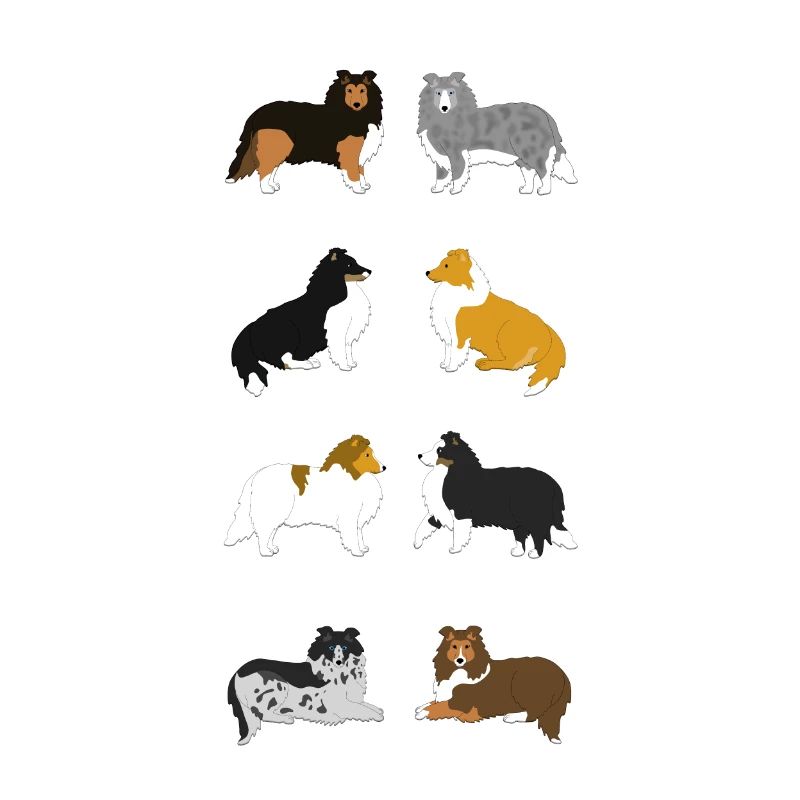 Shelties Hochformat
