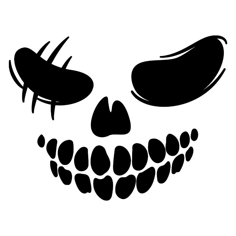 Horror-Gesicht