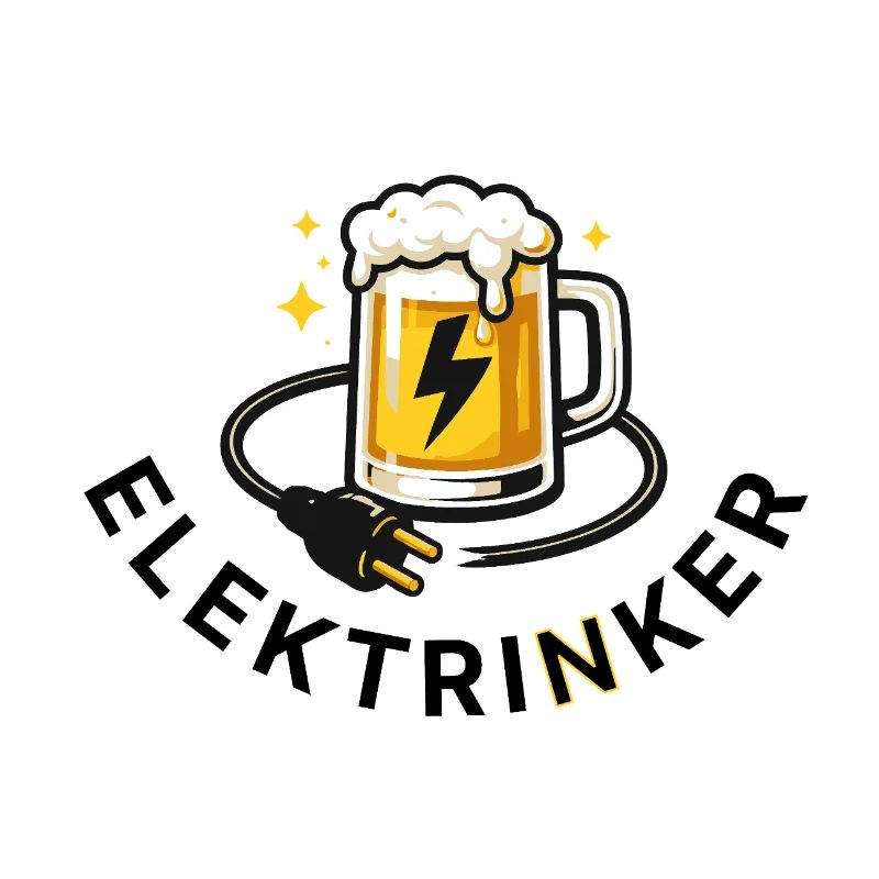 Elektrinker – Lustiger Spruch Elektriker & Bier