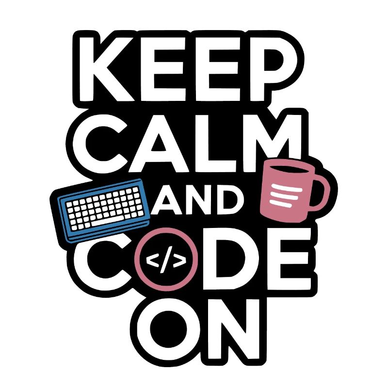 Keep Calm and Code On Programmer Design