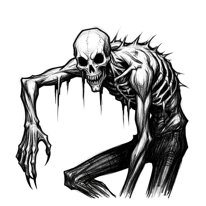 Nightmare Spooky Skeleton Masquerade